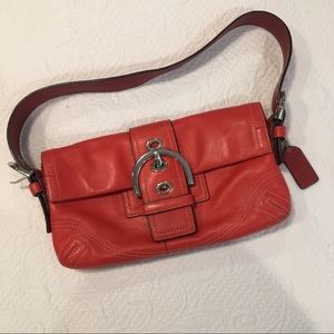 Coach Leather Buckle Bag